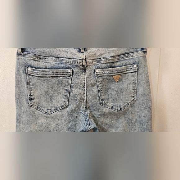 Guess Jeans Women's Low Rise Skinny Jeans Light Blue Size 28 - Picture 12 of 16